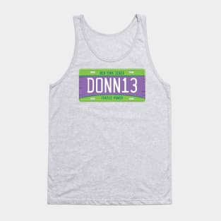 Donatello License Plate Tank Top